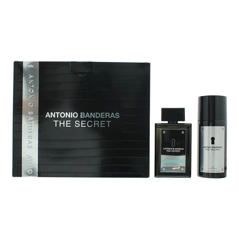 Antonio Banderas The Secret 2 Piece Gift Set: Eau de Toilette 100ml – Deodorant