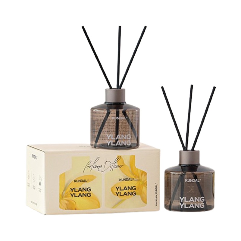 KUNDAL Perfume Diffuser 200ml Duo Set (Choose from 15 Scents) Black Cherry