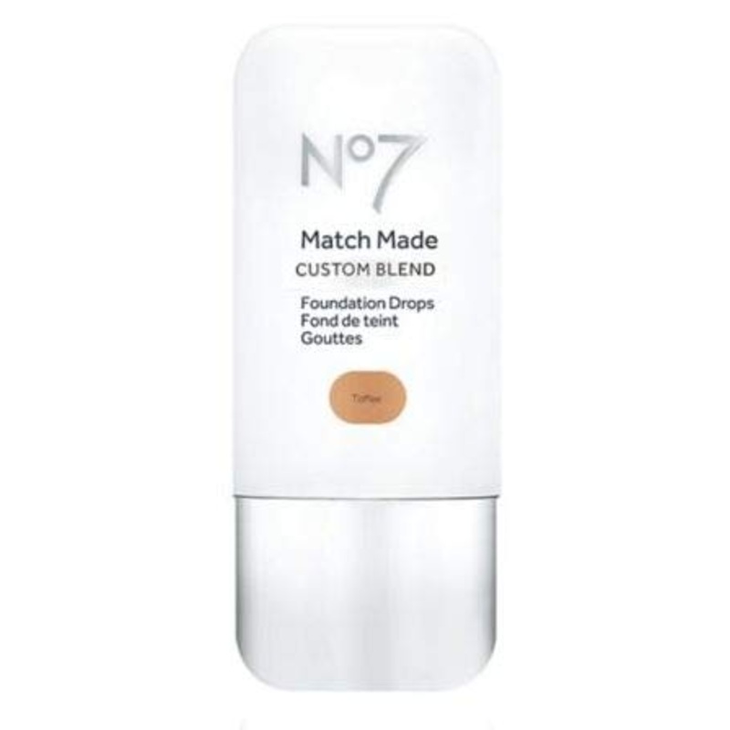 No7 Match Made CUSTOM BLEND Foundation Drops Toffee