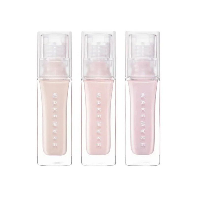 WAKEMAKE Sheer Glow Liquid Highlighter 3 Colors 01 Dew Cream