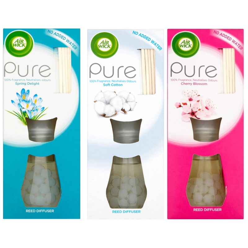 Airwick Reed Diffusers – 12 Incredible Scents – 3  Sizes Spring Delight 25ml