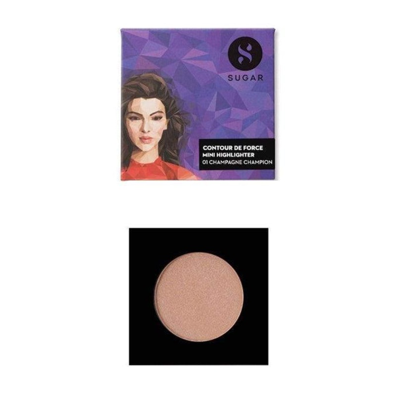 Contour De Force Mini Highlighter – 01 Champagne Champion (Champagne Gold)