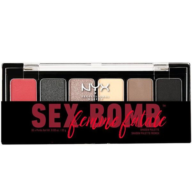 NYX The Sex Bomb Shadow Palette – Wholesale Pack 12 Units (K4106101)