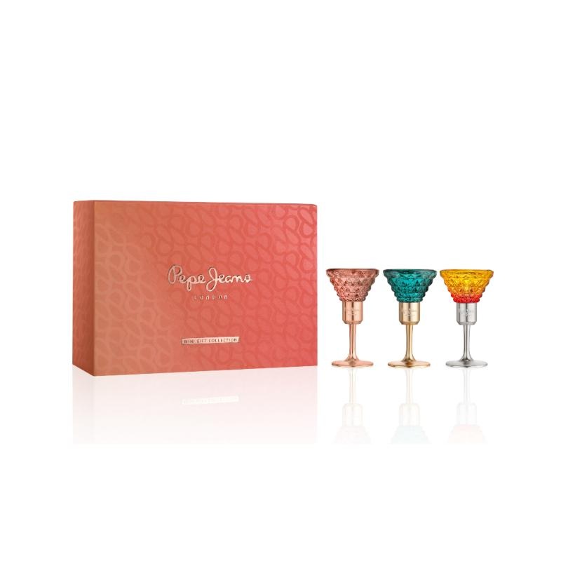 Pepe Jeans Miniature Gift Set 3x15ml Lift is now, Cocktail & Celebrate for Her