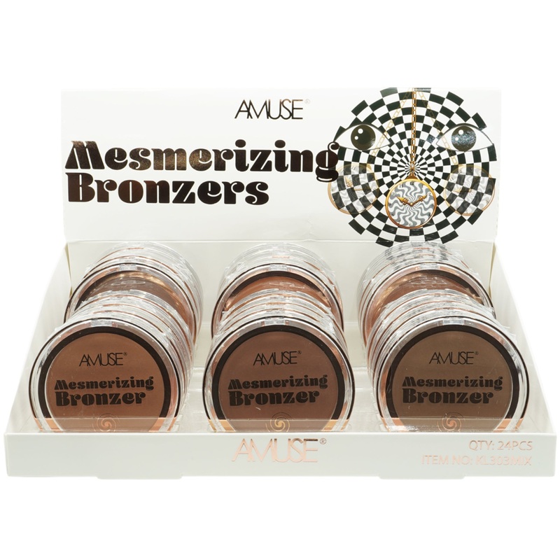 Amuse Mesmerizing Bronzers – Wholesale Display 24 Units (KL303MIX)