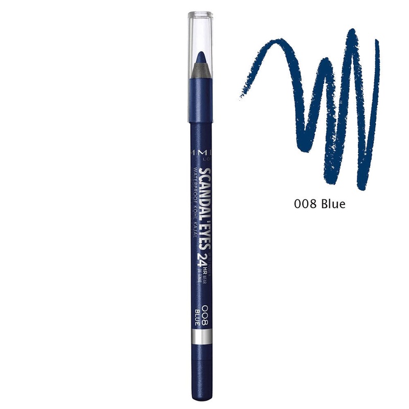 Rimmel London Scandaleyes Waterproof Khol Kajal 008 Blue