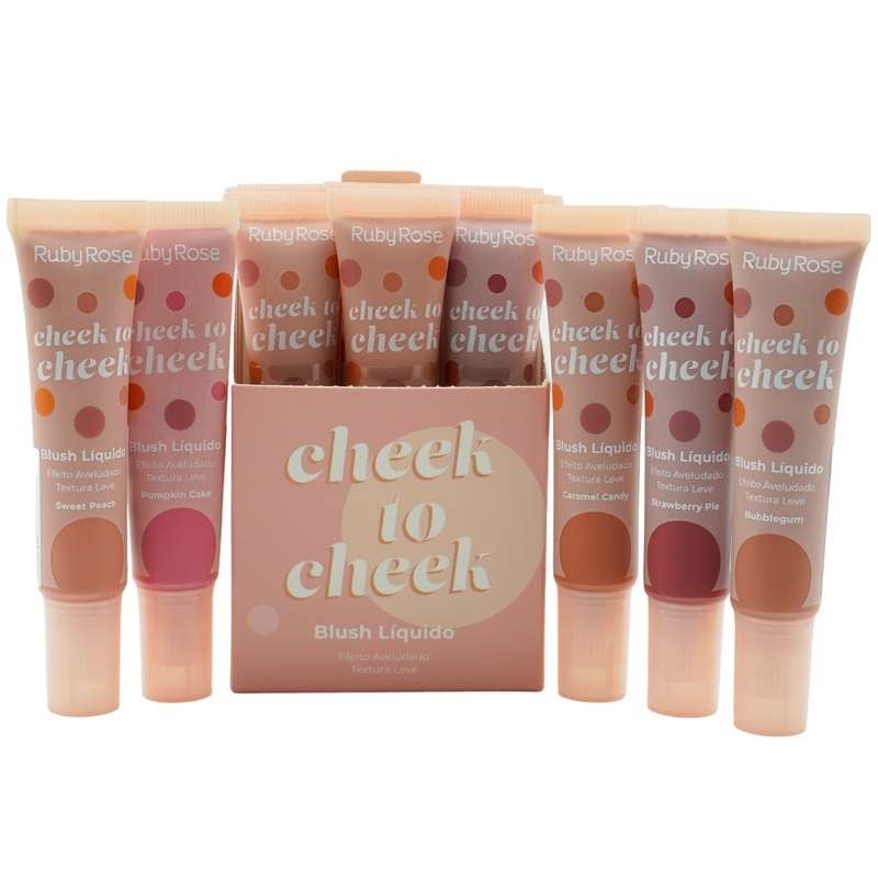 Ruby Rose Cheek To Cheek Liquid Blush – Wholesale Display 12 Units (HB-6116)