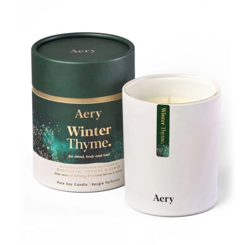 Winter Thyme Scented Candle – Orange Clove and Thyme 150g