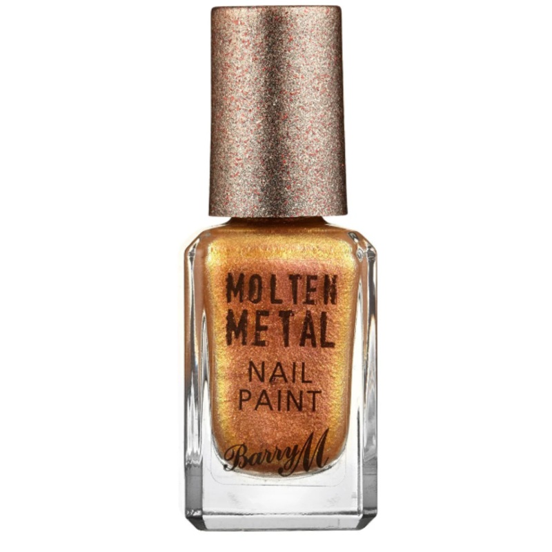 Barry M Molten Metal Nail Paint Golden Rush