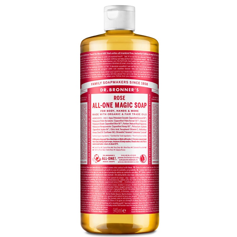 Dr Bronner’s Rose Magic Soap 945ml UK DELIVERY ONLY