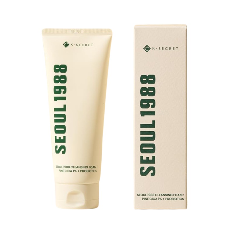K-SECRET SEOUL 1988 Cleansing Foam : Pine Cica 1% + Probiotics 150ml