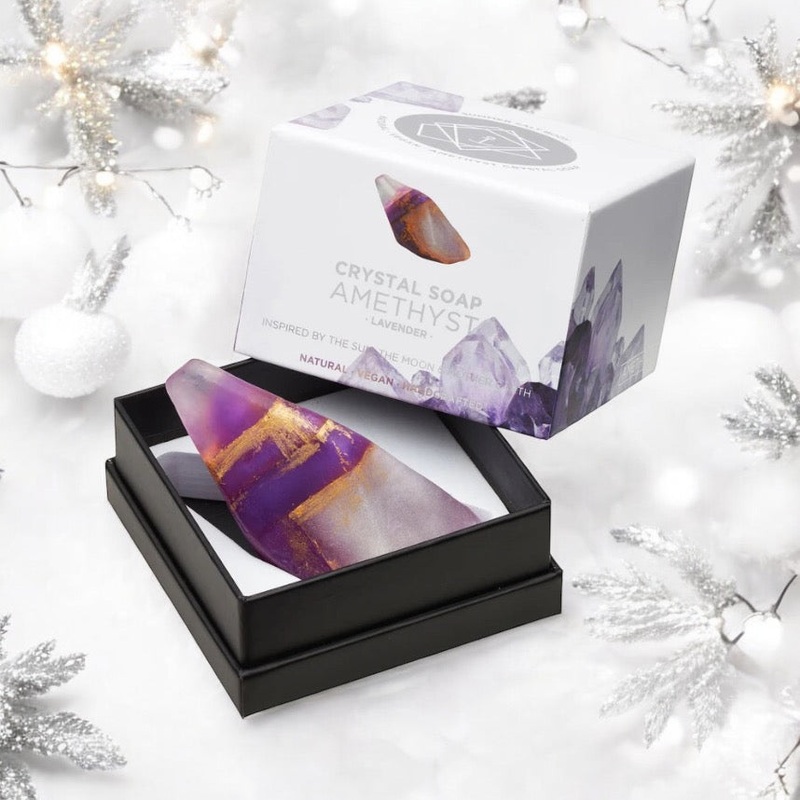 Lavender Crystal Soap – Amethyst