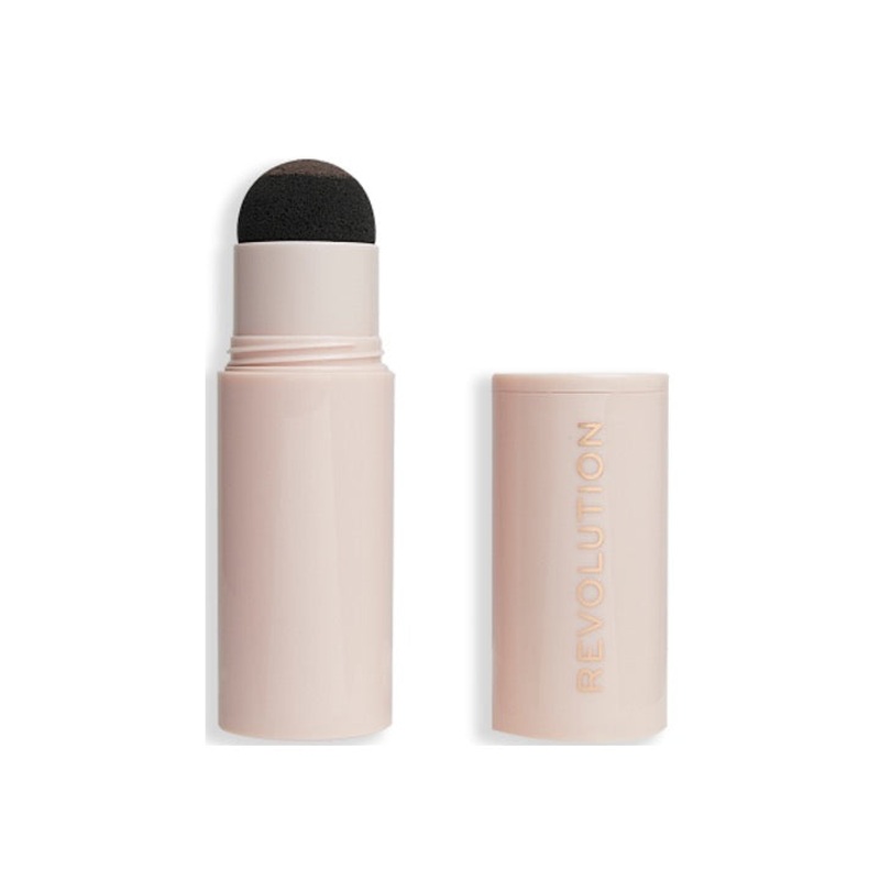 Revolution Brow Powder Stamp & Stencil Kit Dark Brown