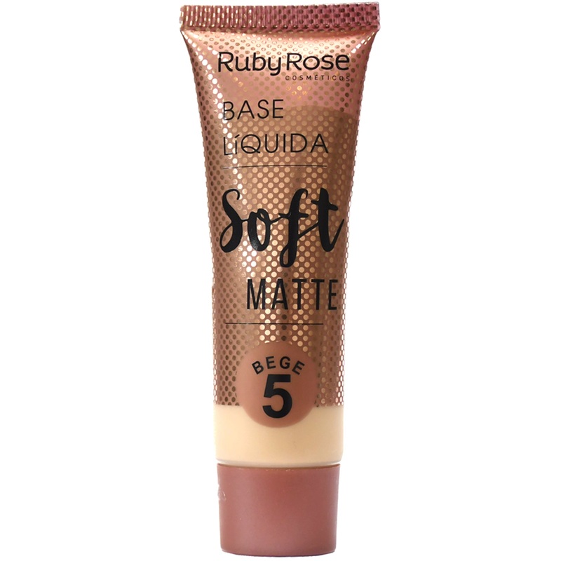 Ruby Rose Soft Matte Foundation Bege #5 – Wholesale 48 Units (HB-8050-7)