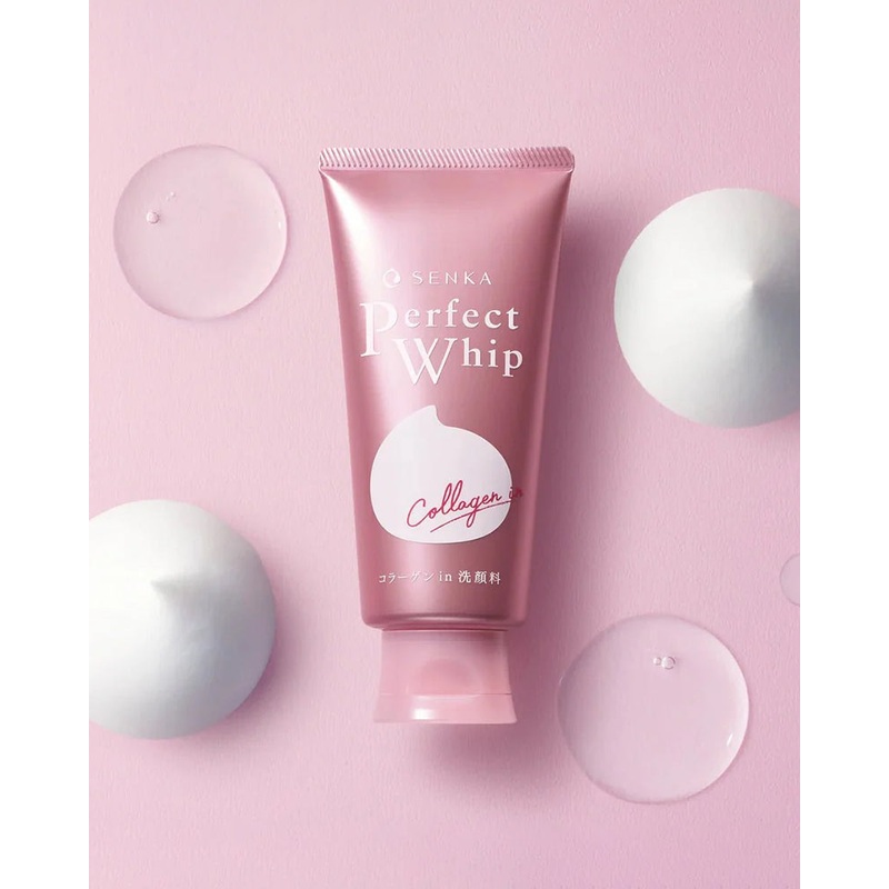 Shiseido Senka Perfect Whip Face Wash #Collagen