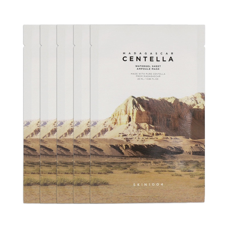 SKIN1004 Madagascar Centella Watergel Sheet Ampoule Mask 25ml x 5 sheets