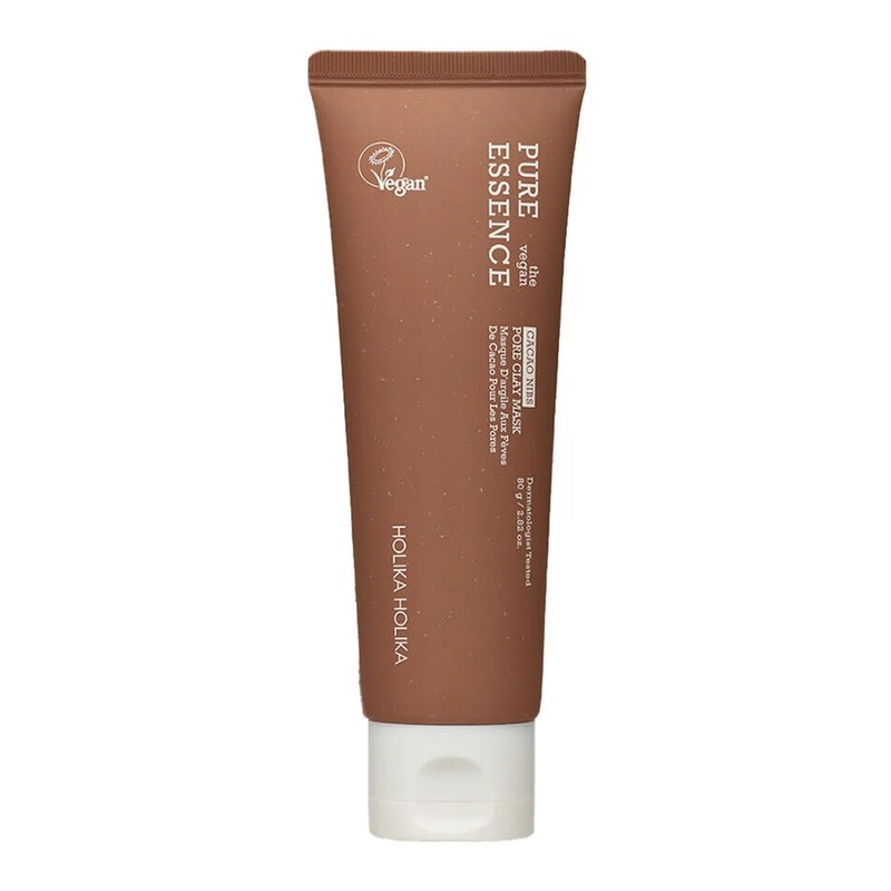 Holika Holika Pure Essence The Vegan Cacao Nibs Pore Clay Mask 80g