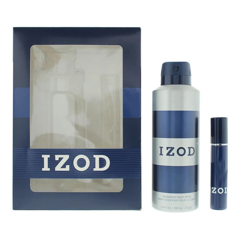 Izod Blue 2 Piece Gift Set: Eau de Toilette 15ml – Body Spray 200ml