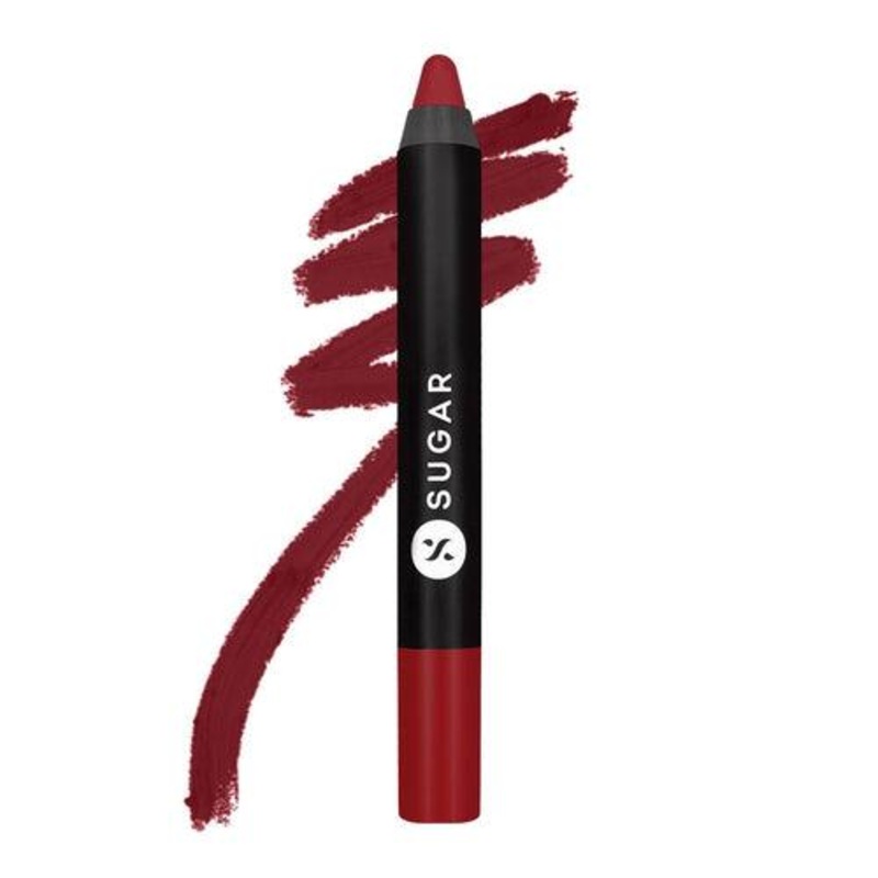 Matte As Hell Crayon Lipstick – 10 Cherry Darling (Cherry Red)