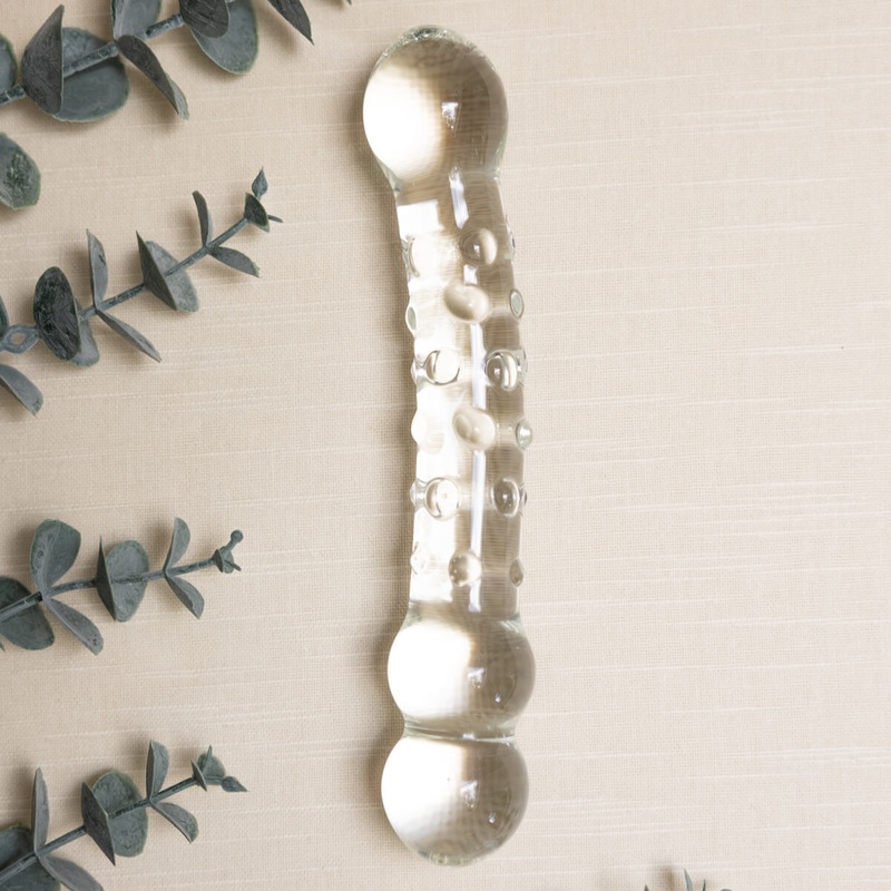Tansy Dew Drops | 7.5″ Glass Dildo