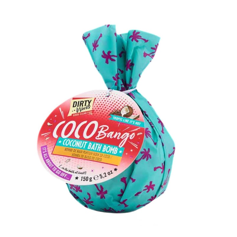 Dirty Works Coco Bango Coconut Bath Bomb 150g
