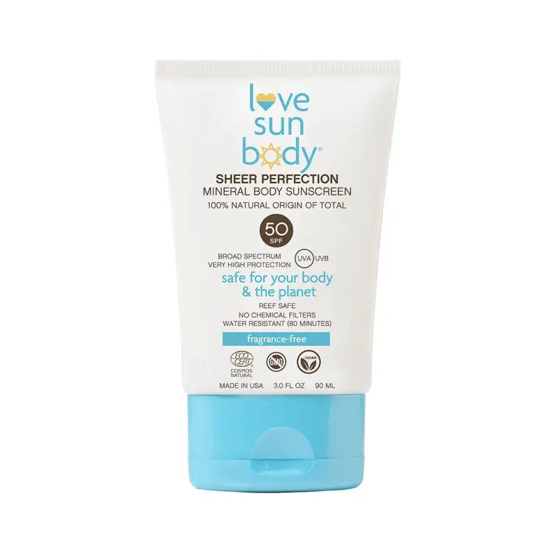 Love Sun Body Mineral Body Sunscreen SPF50 Fragrance-Free 90ml