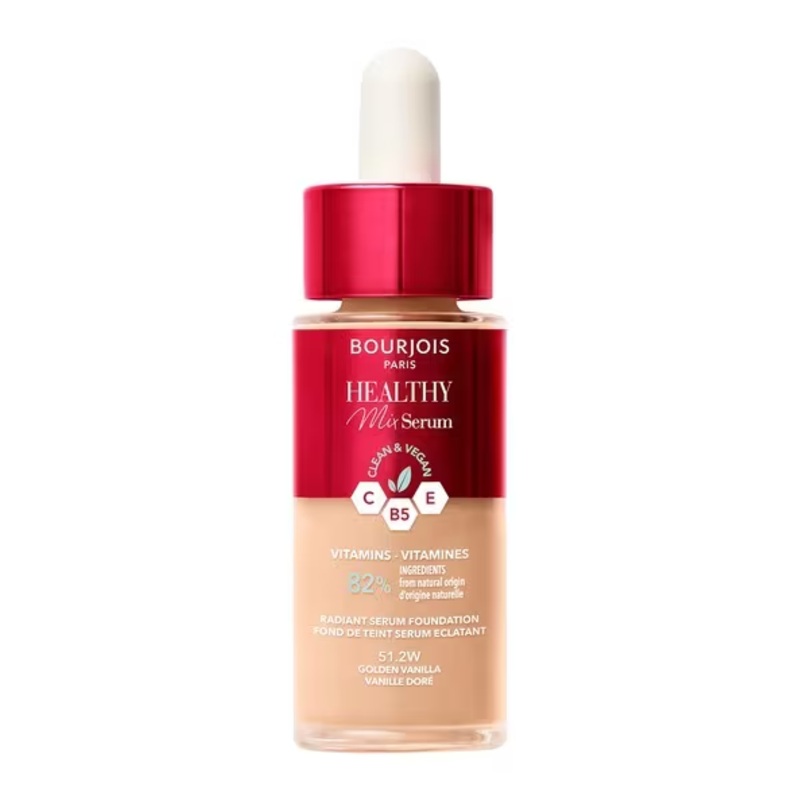 Bourjois Healthy Mix Clean & Vegan Serum Foundation 51.2W Golden Vanilla