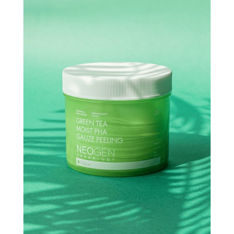 NEOGEN Green Tea Moist PHA Gauze Peeling Pads