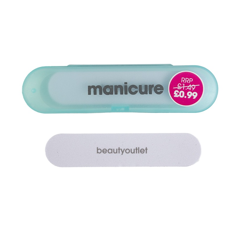 Beauty Outlet Nail File In Case Green BEAU540