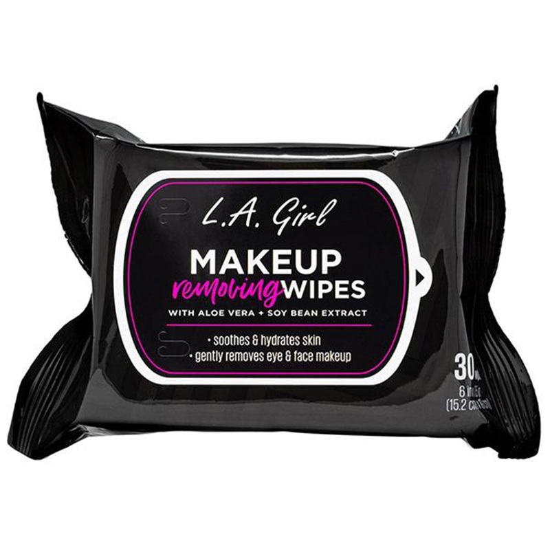 L.A. Girl Makeup Removing Wipes Aloe Vera – Wholesale 6 Units (G20100)