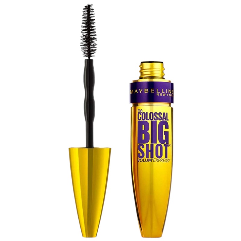 Maybelline Volum Express The Colossal Big Shot Washable Mascara Blackest Black – Wholesale 6 Units (K22525)