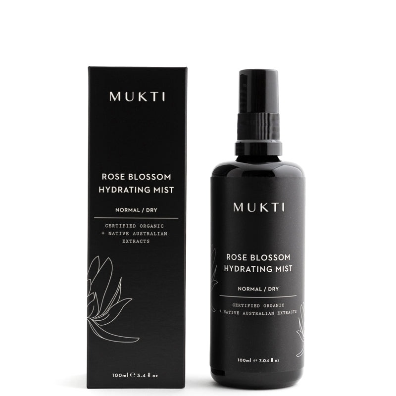 DISCONTINUED Mukti Organics Rose Blossom Hydrating Mist 100ml
