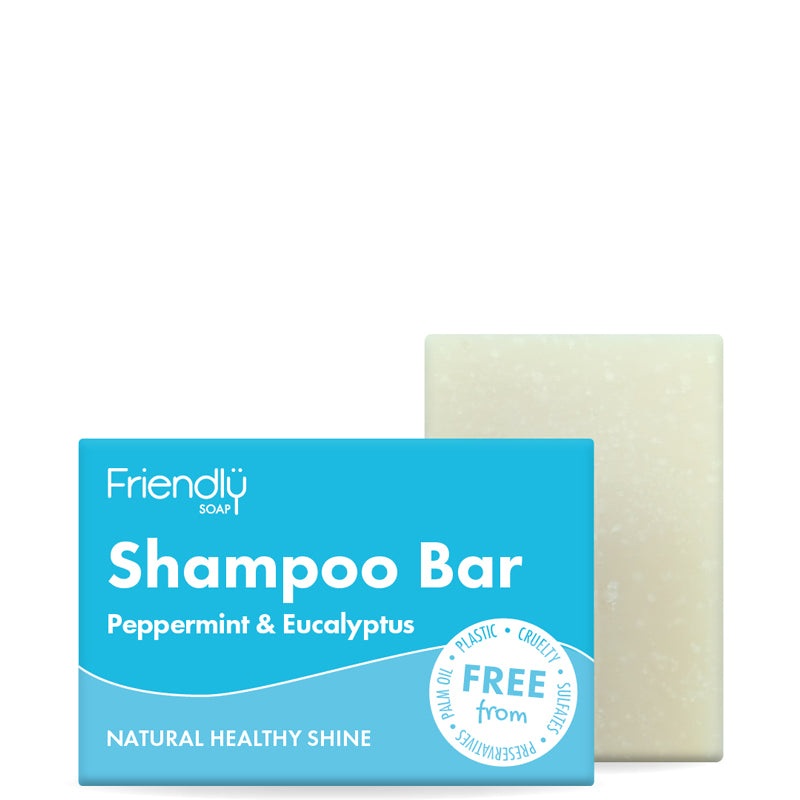 Friendly Soap Shampoo Bar Peppermint & Eucalyptus 95g