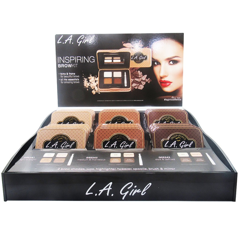 L.A. Girl Inspiring Brow Palette – Wholesale Display 36 Units (GCD118.1)