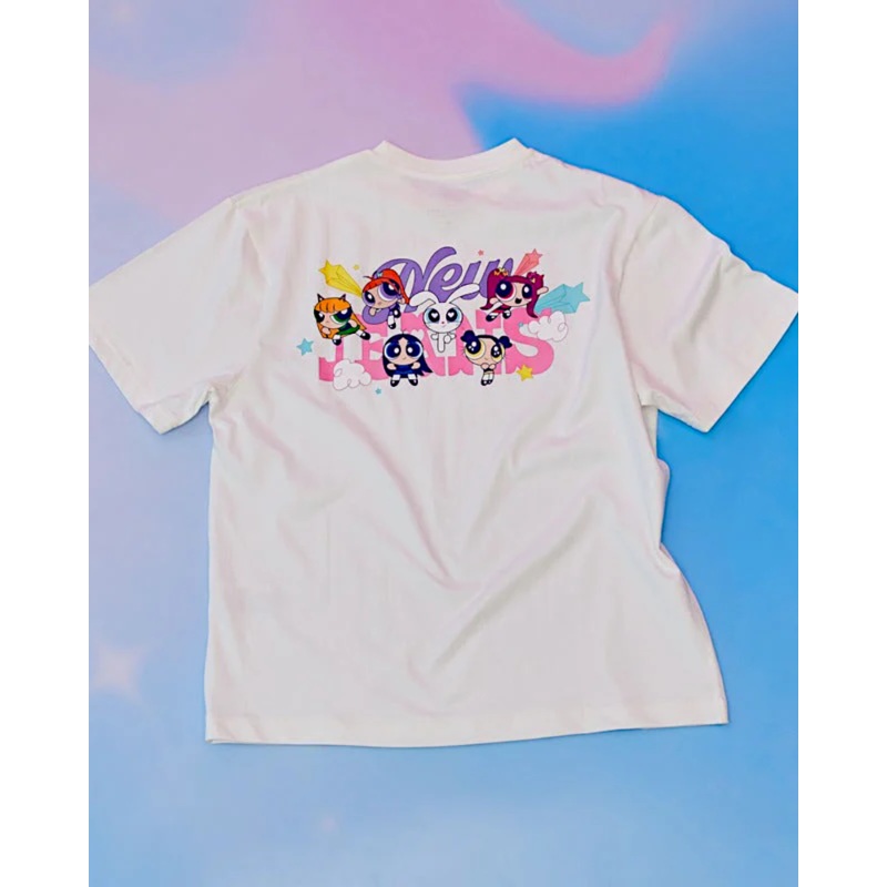 THE POWERPUFF GIRLS X NJ SHORT SLEEVE T-SHIRT (WHITE)