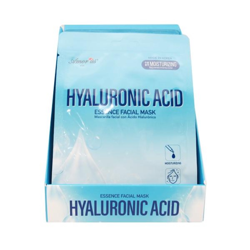 Amor Us Hyaluronic Acid Essence Facial Mask – Wholesale Display 24 Units (SK-HYALURONIC)