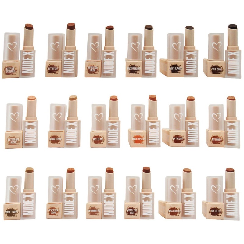 Beauty Creations Nude X Lipstick Assorted – Wholesale 18 Units (NXLSDASS)