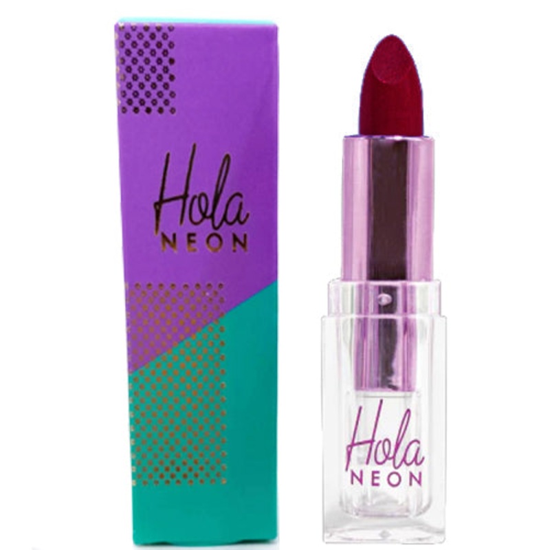 Hola Neon Tinted Lipstick Balm – Wine Me, Cruelty Free