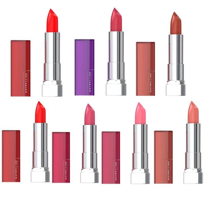 Maybelline Color Sensational Lipstick Assorted – Wholesale Pack 12 Units (MCS5-1)