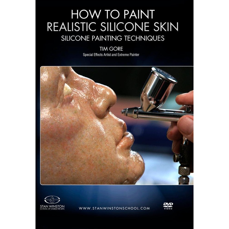 Stan Winston Studio How to Paint Realistic Silicone Skin (DVD)