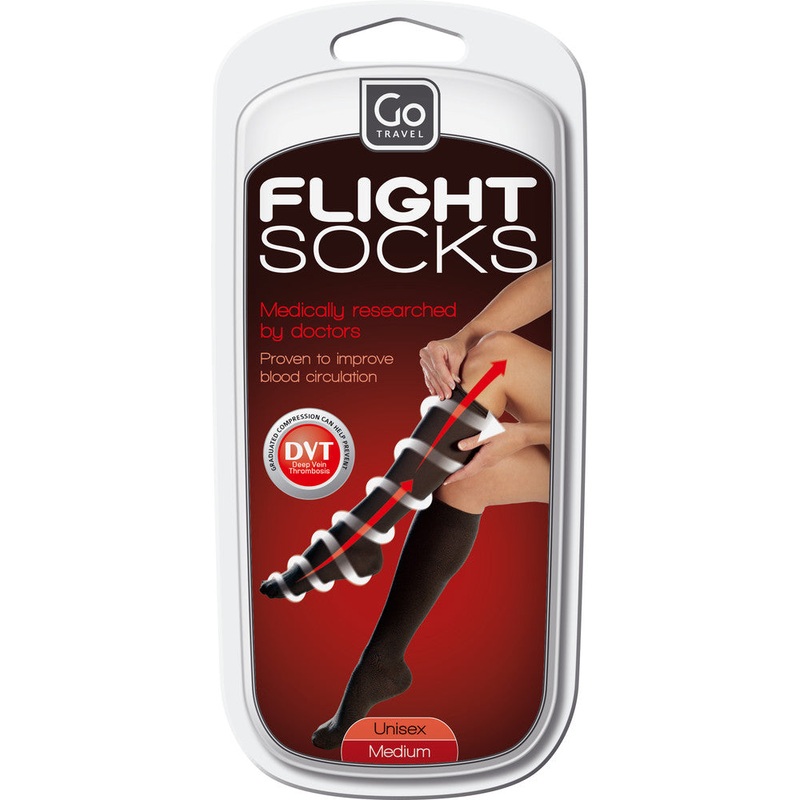 Flight Socks Black medium Medium Black