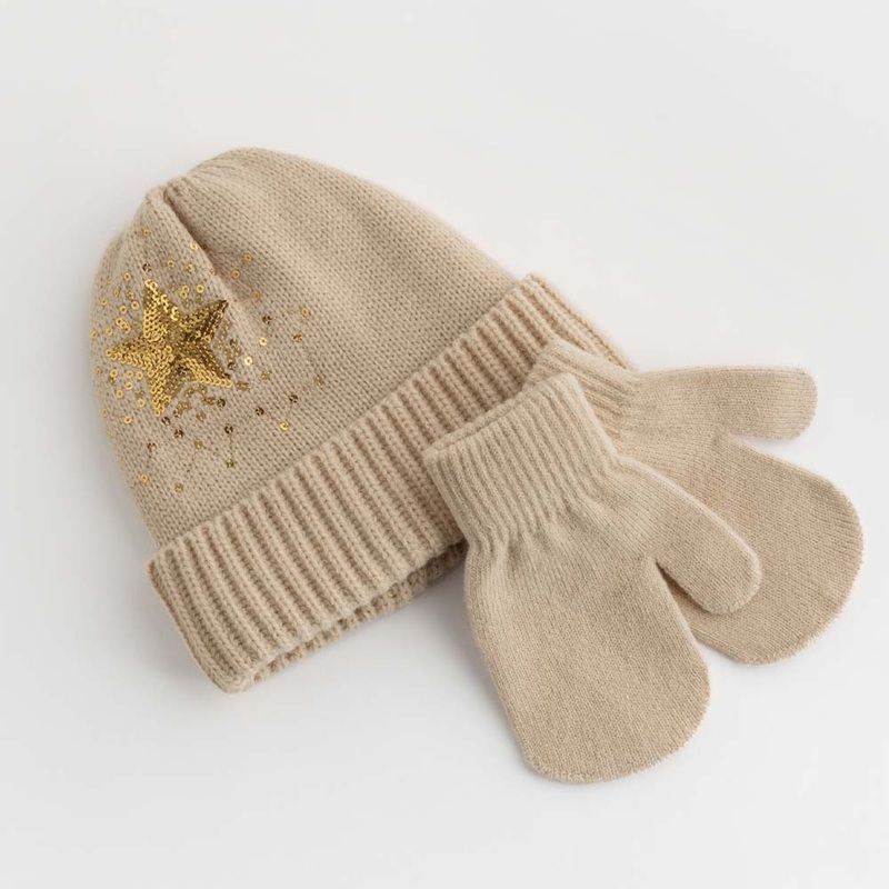 Sky Kids Hat and Mittens Set 3-6 Years