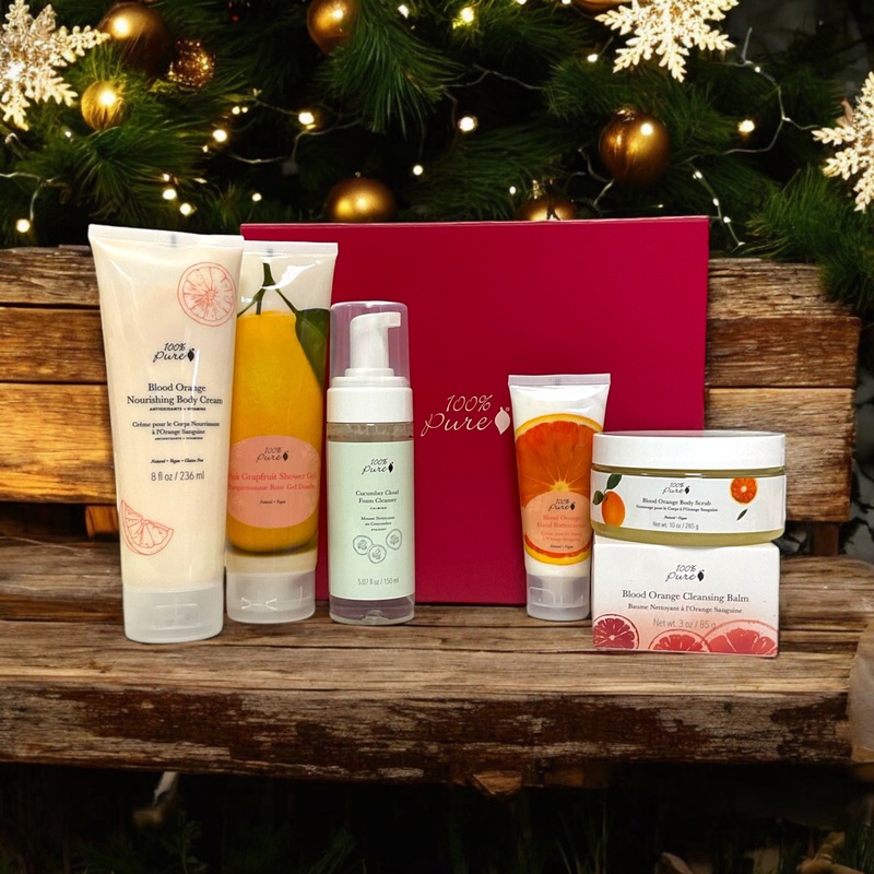Christmas Citrus Body Spa (Blood Orange & Pink Grapefruit Collection) – 100% Pure