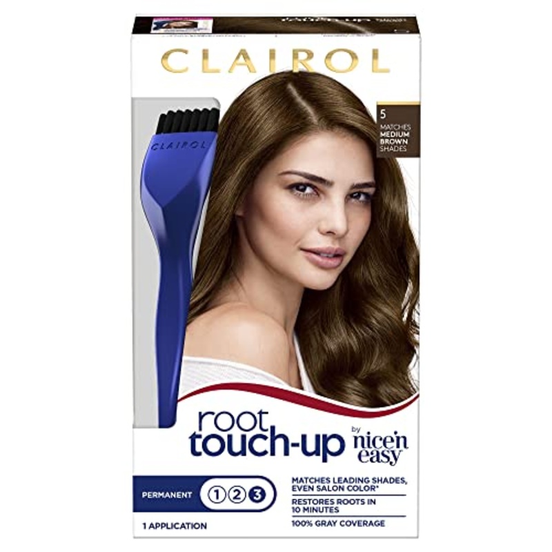 Clairol Nice ‘n Easy Root Touch-Up Permanent Colour, Medium Brown Shade 5