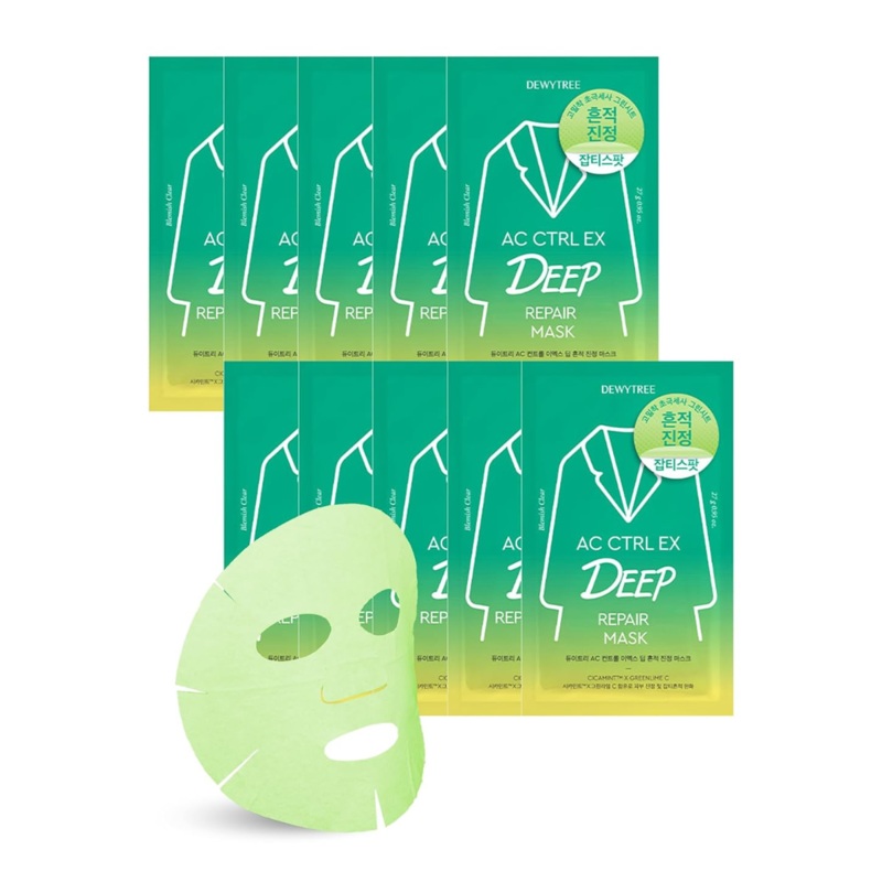 Dewytree AC CTRL EX Deep Repair Blemish Mask Sheet 10ea