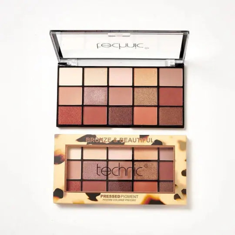 Technic X 15 Colours Eyeshadow Palette – Bronze & Beautiful