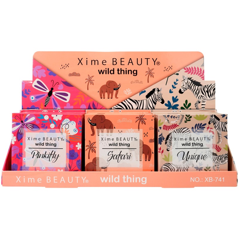 Xime Beauty Wild Thing Nude Eyeshadow Palette – Wholesale Display 24 Units (XB-741)