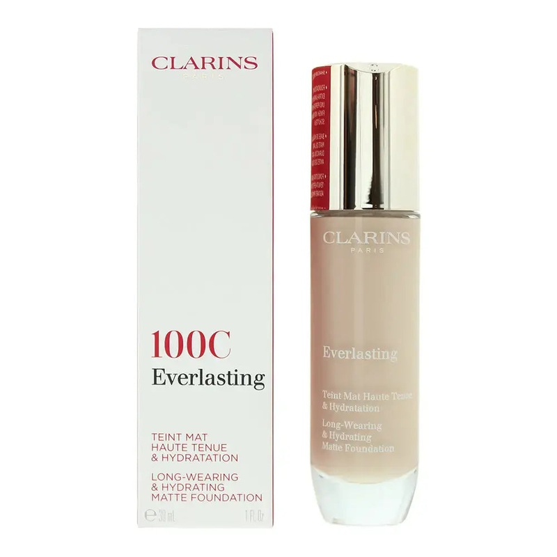 Clarins Everlasting Long-Wearing  Hydrating 100C Lily Foundation 30ml