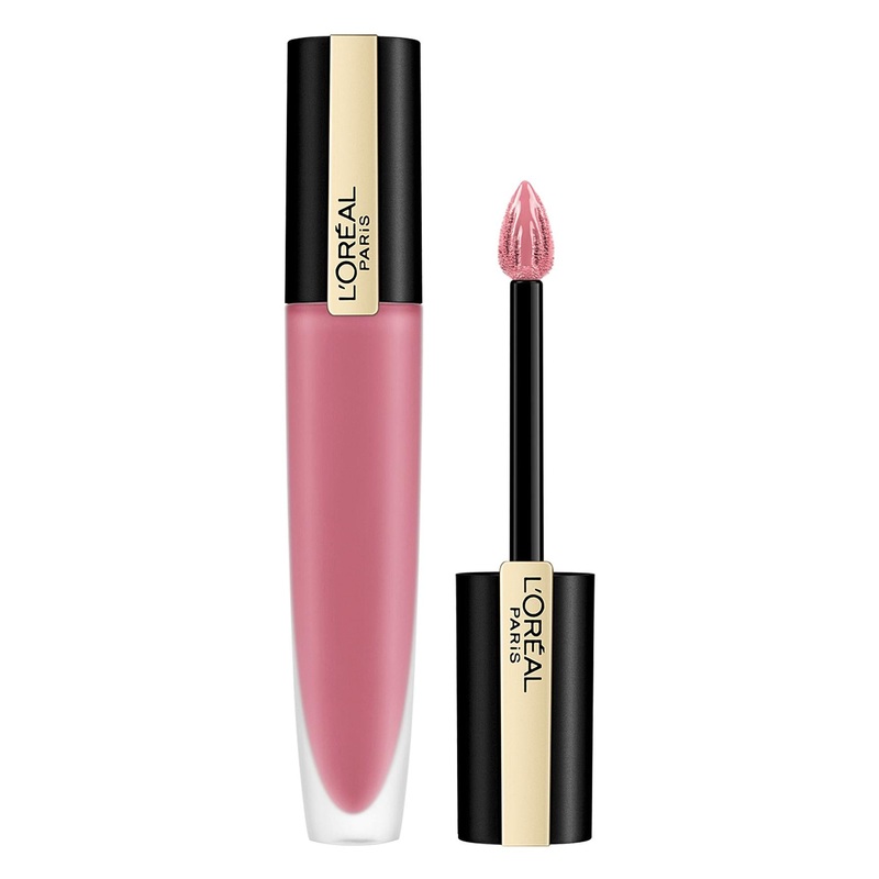 L’Oreal Paris Rouge Signature Matte Metallic Liquid Lipstick 105 I Rule