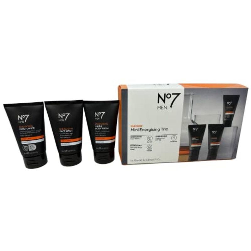 No7 Mens Energising Gift Set 3pc